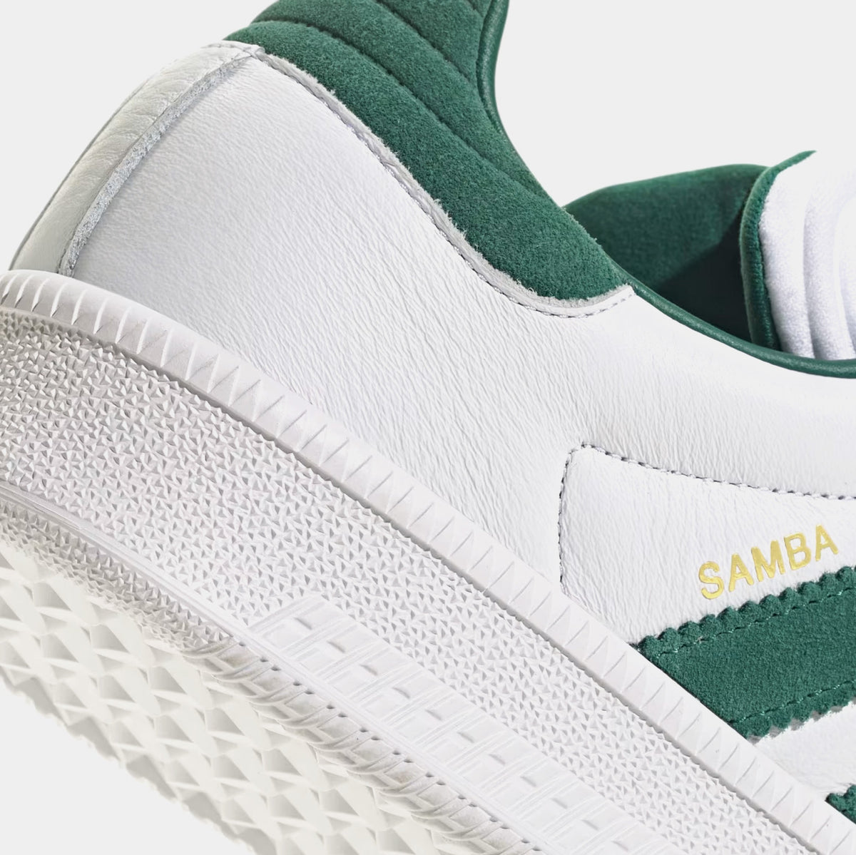 Exclusive Samba XLG Mens Lifestyle Shoes (Cloud White/Collegiate Gren) — 4 — Top View