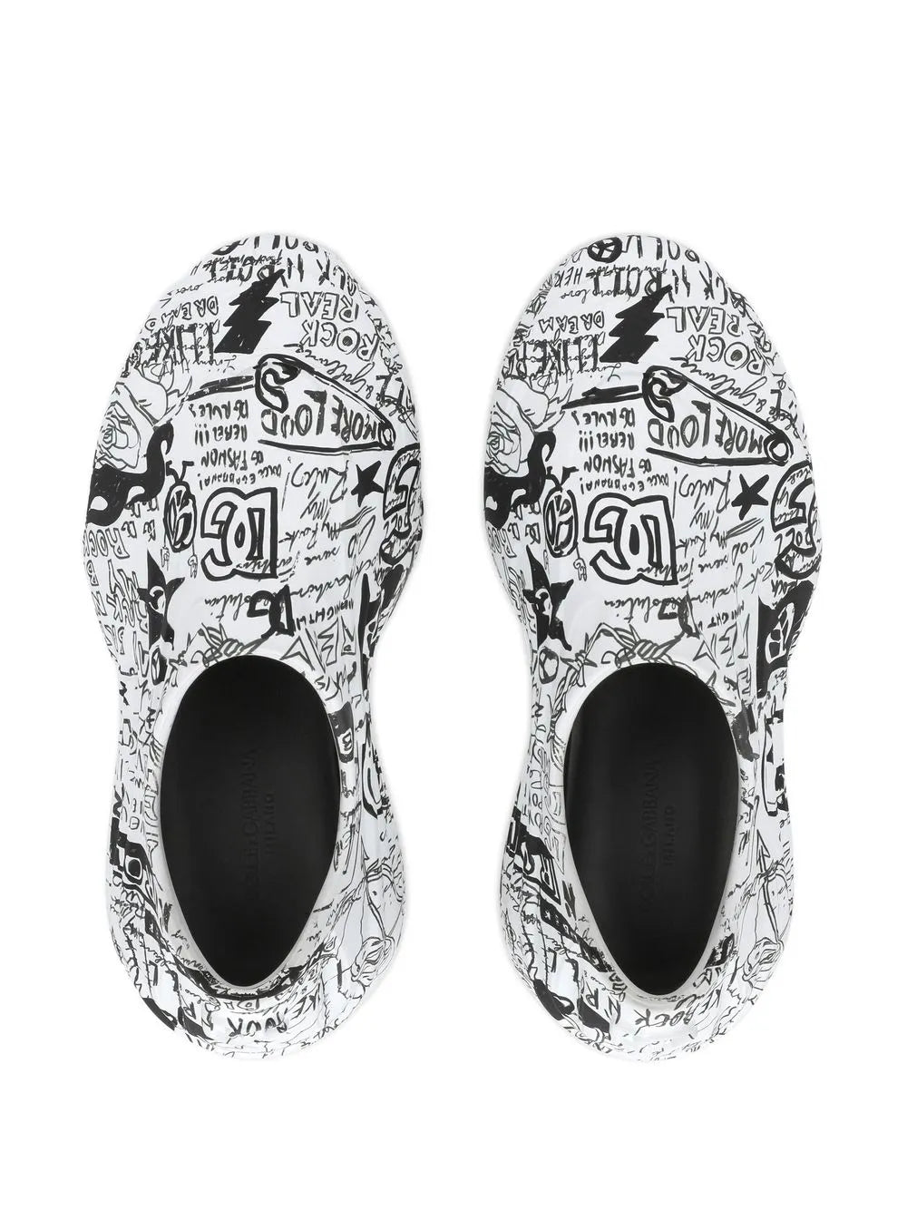 Toy Graffiti-Print Low-Top