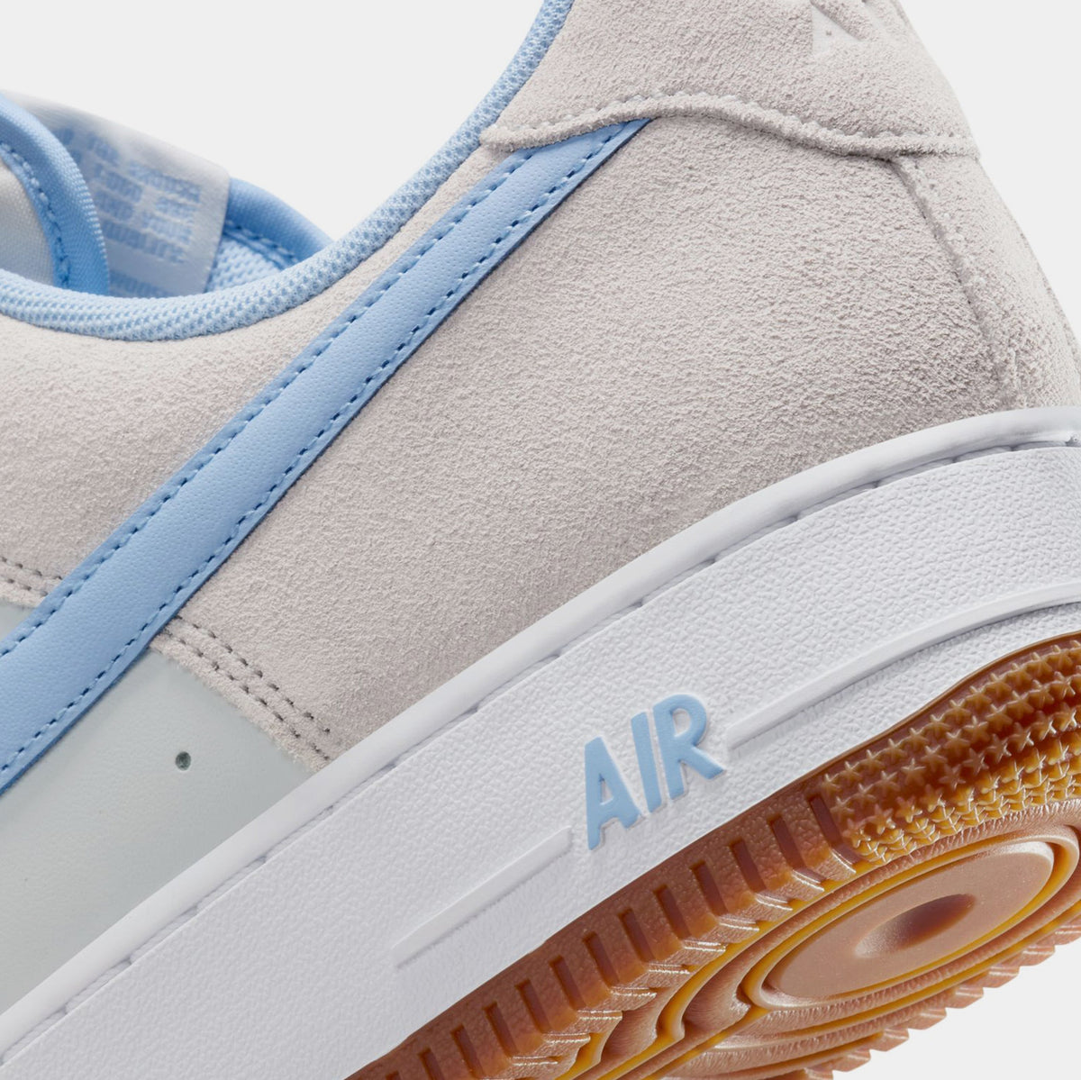 Exclusive Air Force 1 SK8 Mens Lifestyle Shoes (Photon Dust/White/Gum Medium Brown/Psychic Blue) — 8 — Lifestyle View