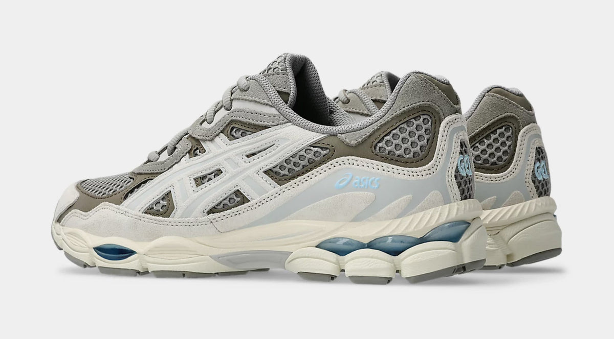 Exclusive Gel NYC Mens Running Shoes (Grey/Beige) — 4 — Detail View