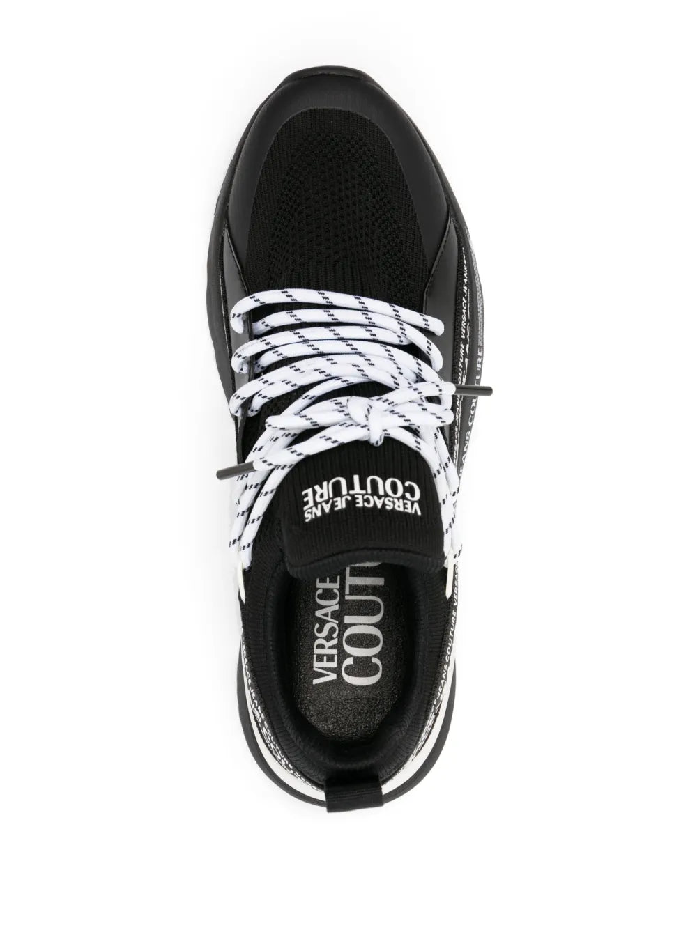 Jeans Couture Logo-Print Low-Top