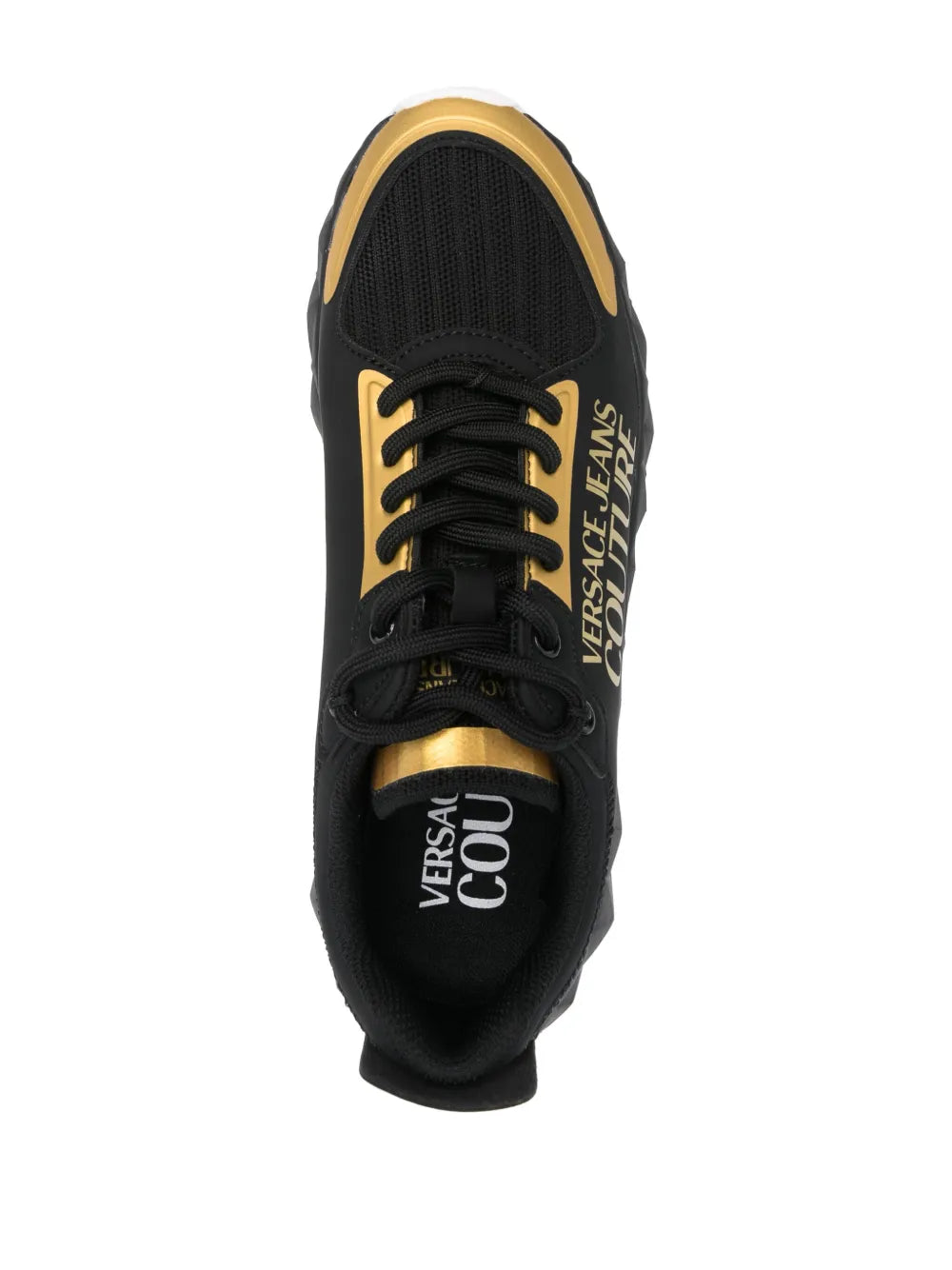 Jeans Couture Logo-Print Low-Top