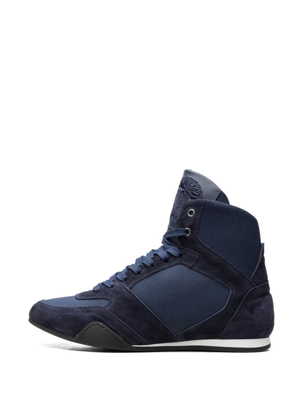High Top Greek Key Navy