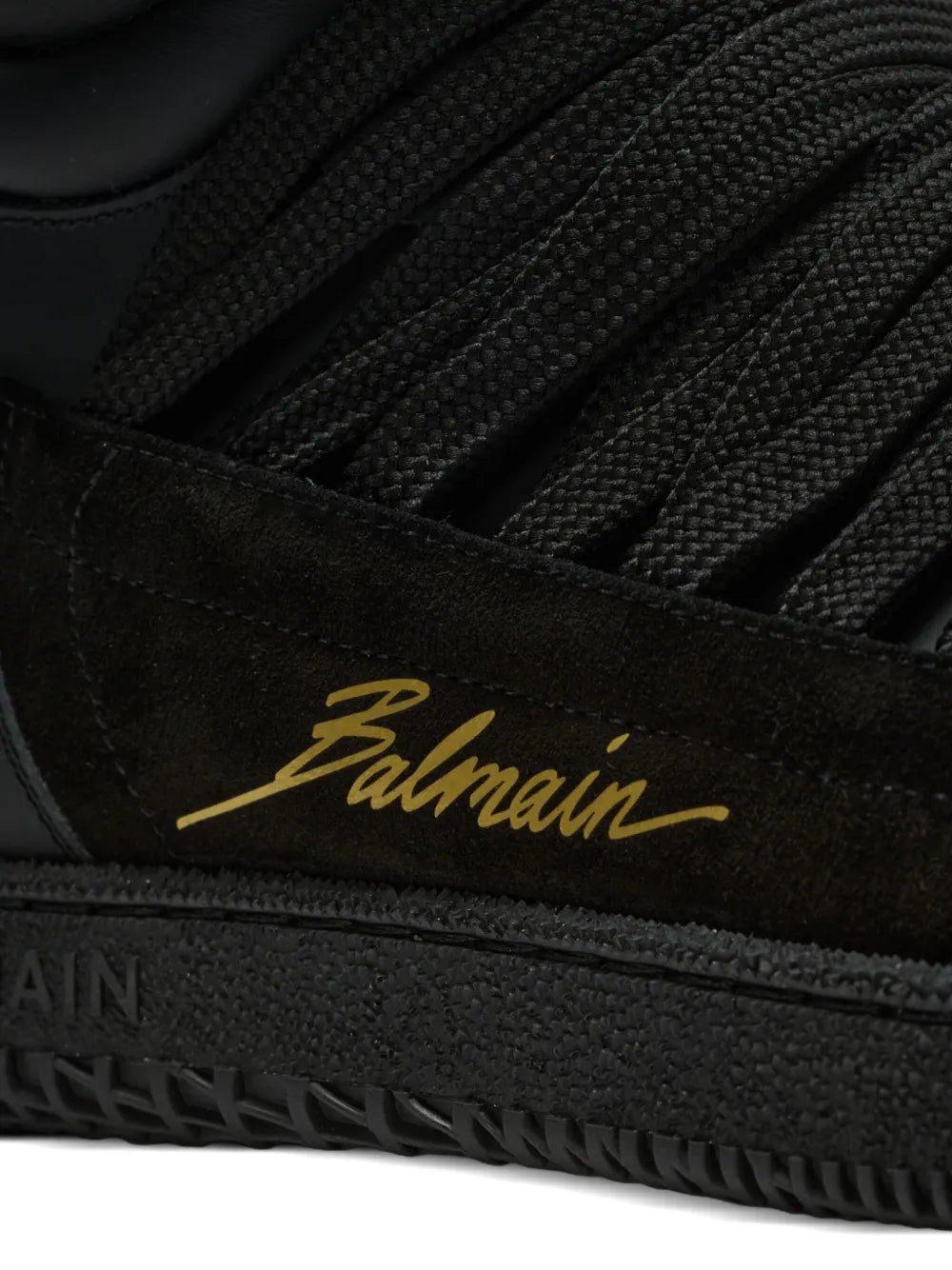 Leather-Panelled Trainers