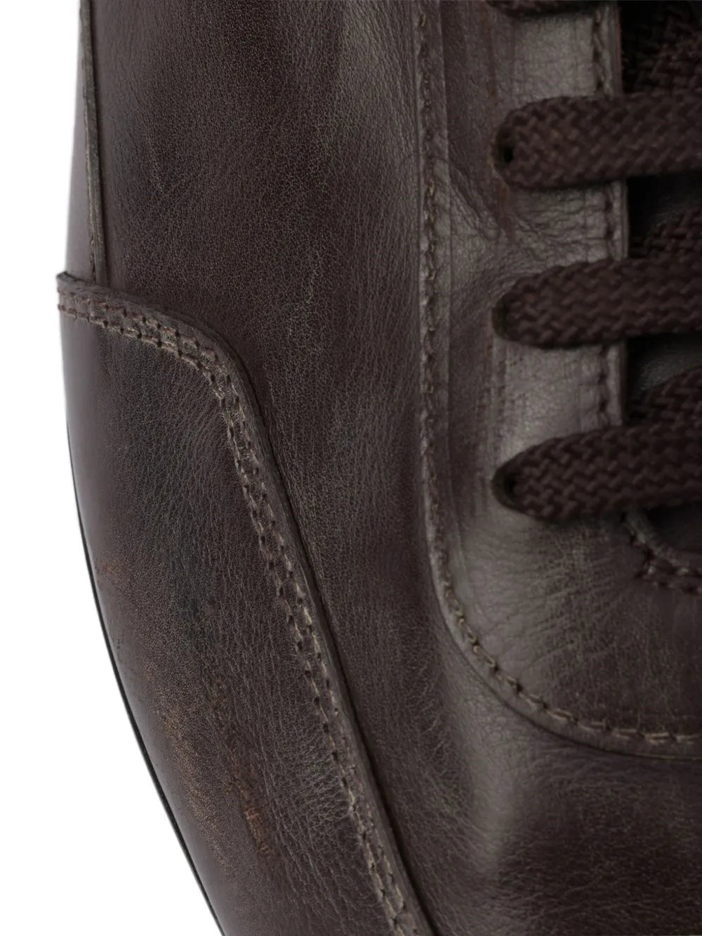 Collapse Leather Lace-Up