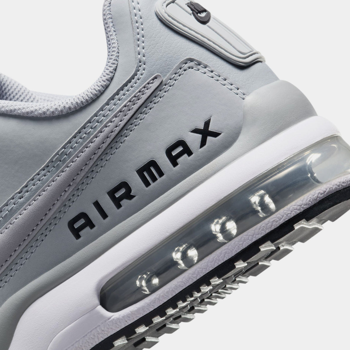 Exclusive Air Max LTD 3 Mens Running Shoes (Wolf Grey/Black) — 8 — Top View