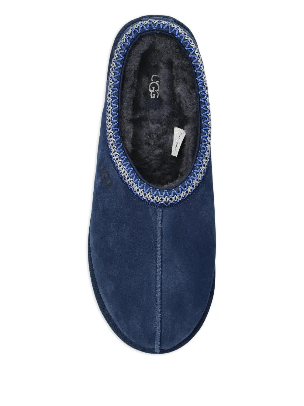 Suede Stitched Slippers