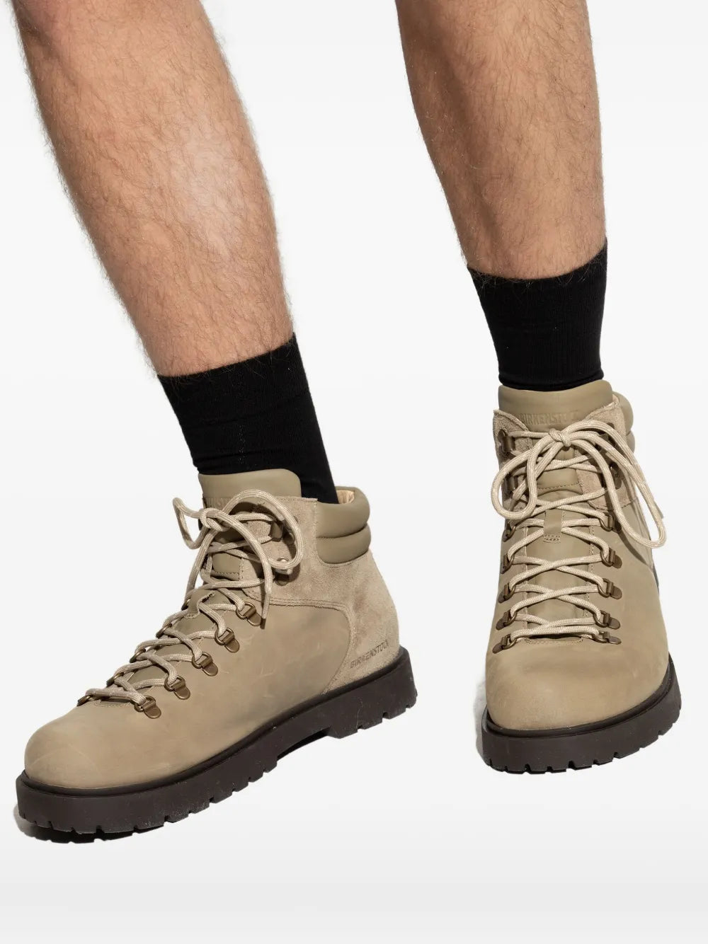 Lace-Up Padded Collar Boots