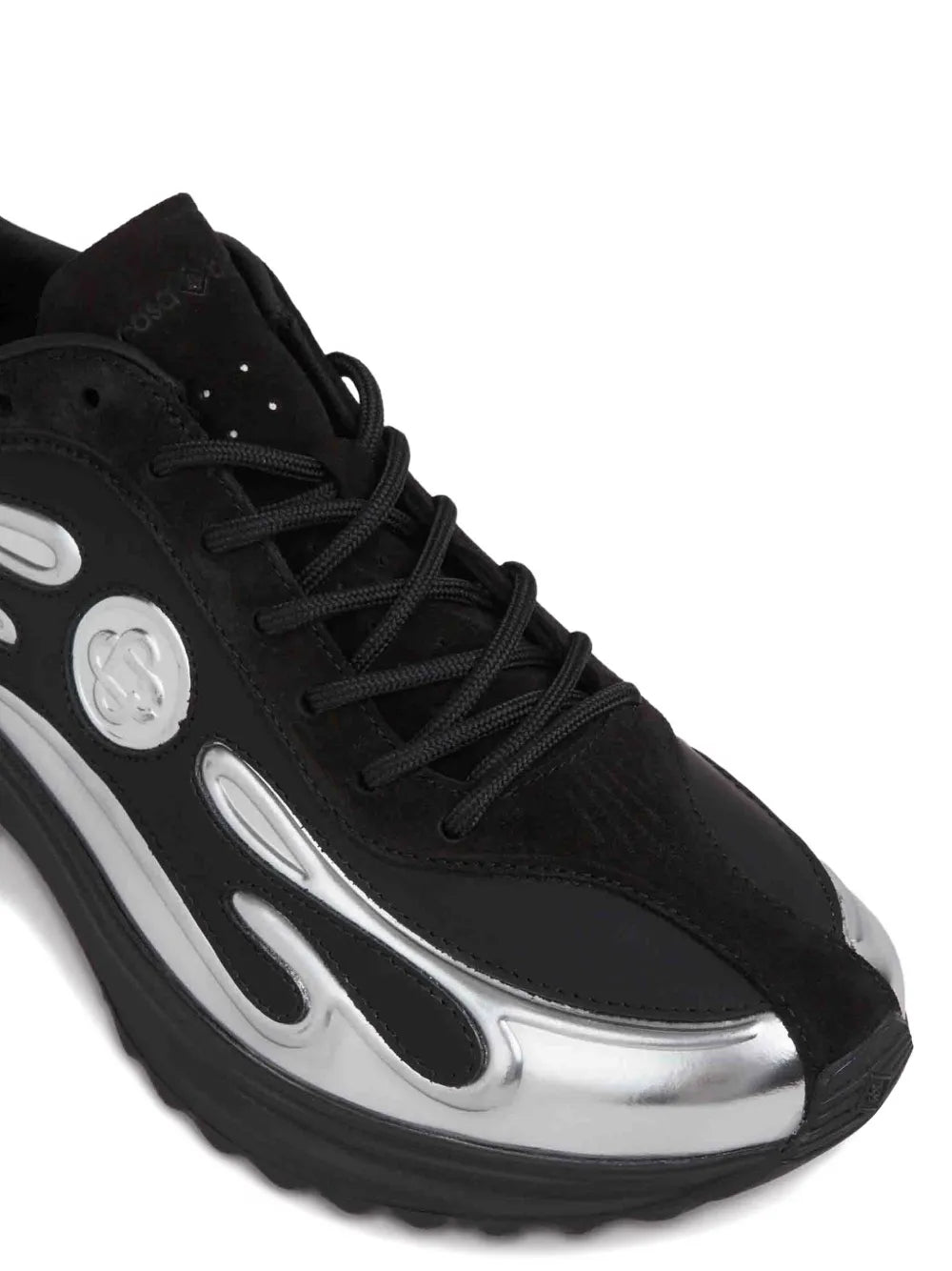 Flame-Appliqu?Sneakers