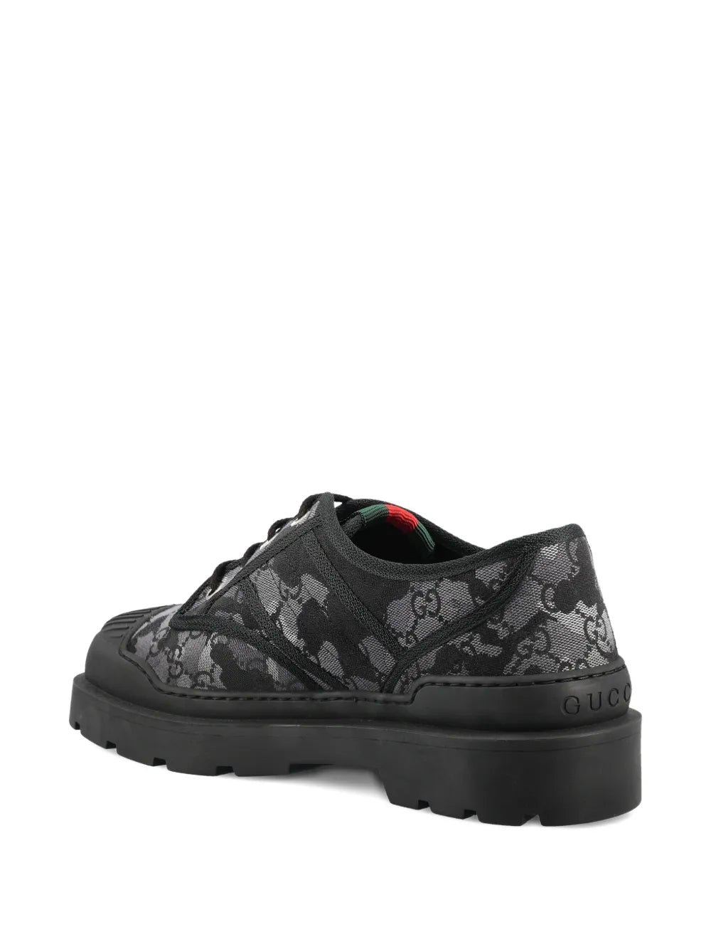Gg Patterned Lace-Up