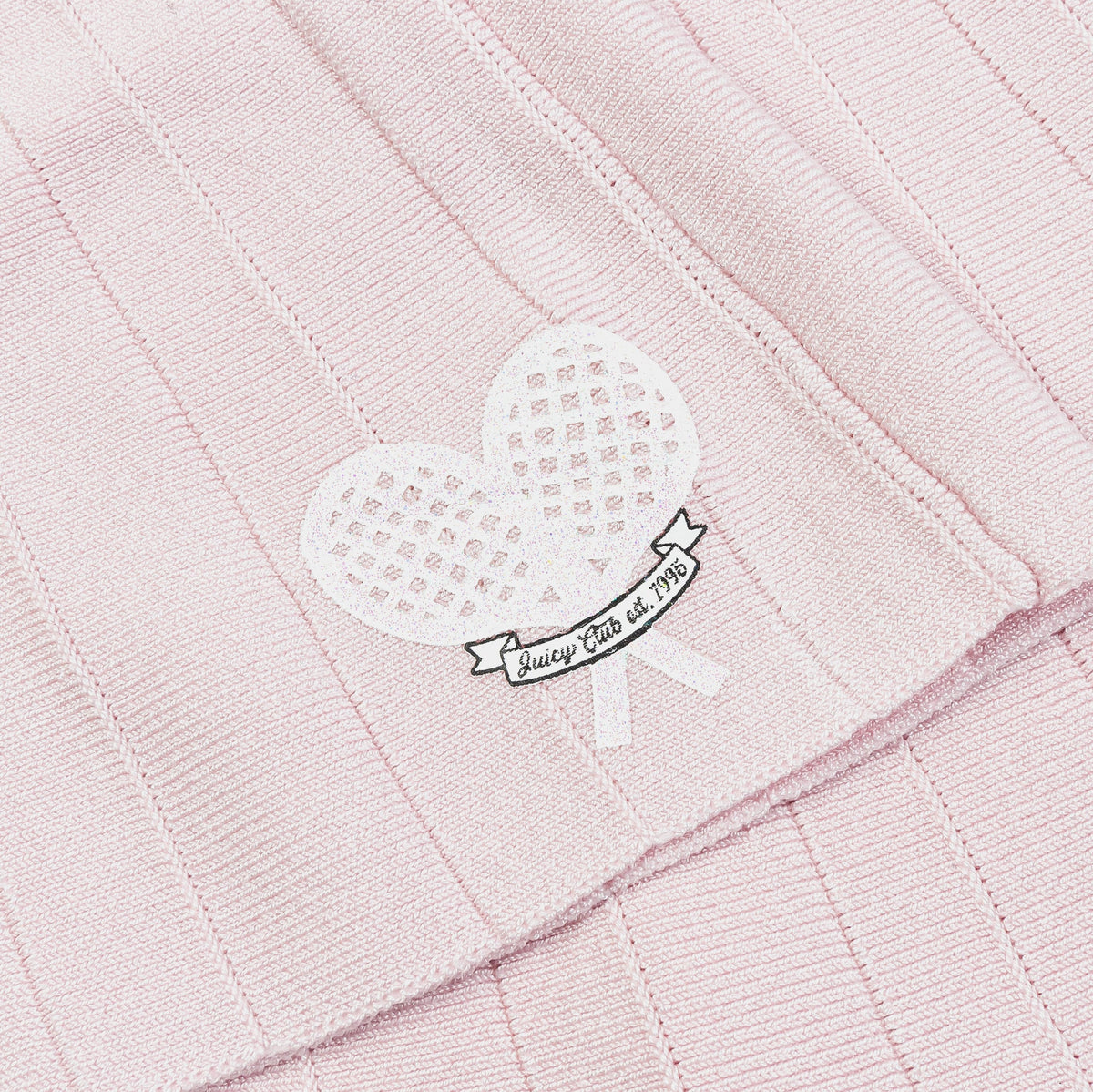 Exclusive Tennis Pleated Womens Skirt (Pink/White) — XS — Side View