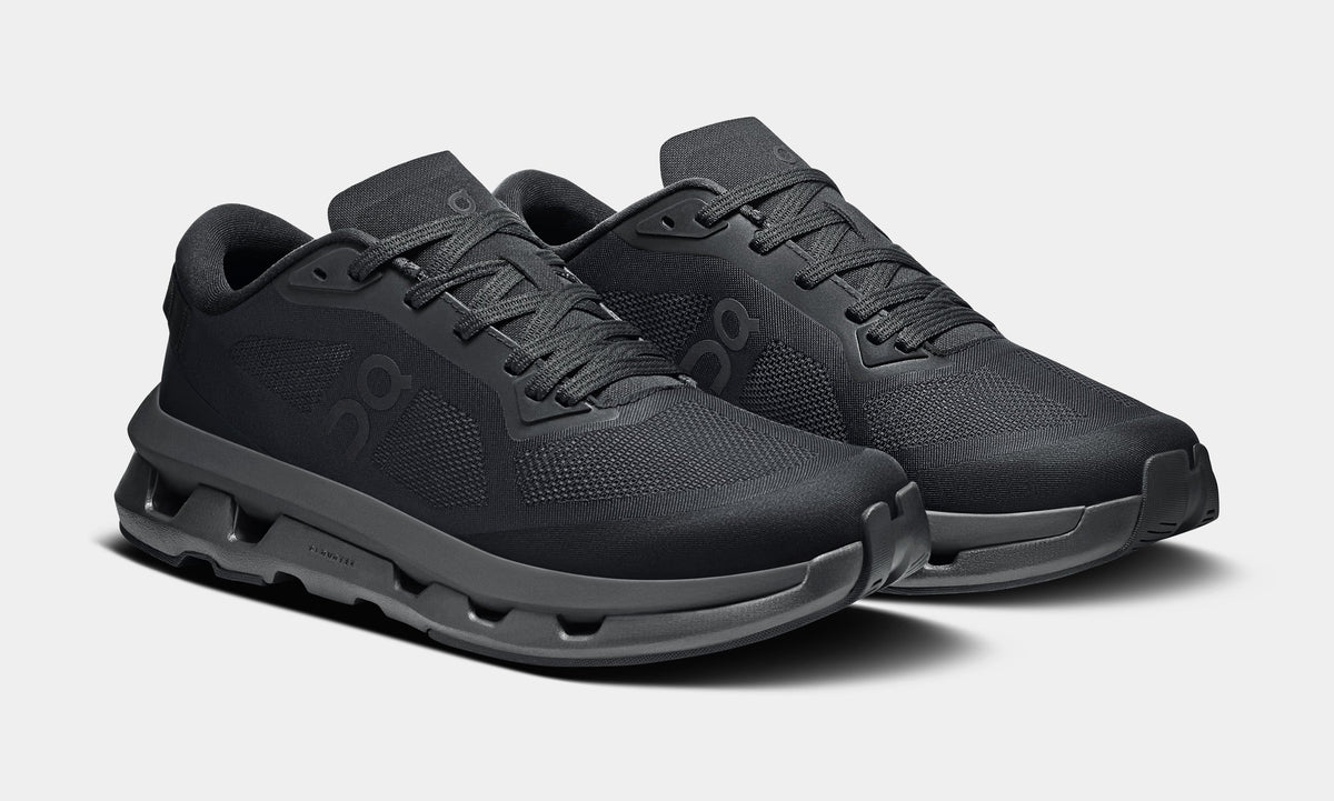 Exclusive Cloudzone Womens Running Shoes (Black/Eclipse) — 5 — Top View