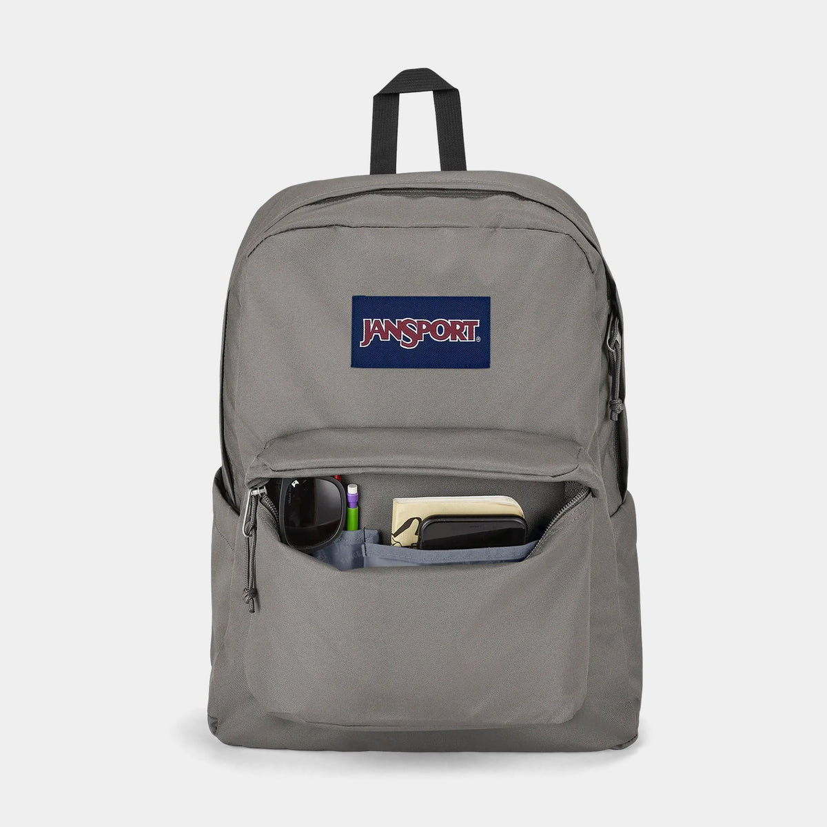 Exclusive Superbreak Plus Laptop Mens Backpack (Monochrome Black) — OS — Top View