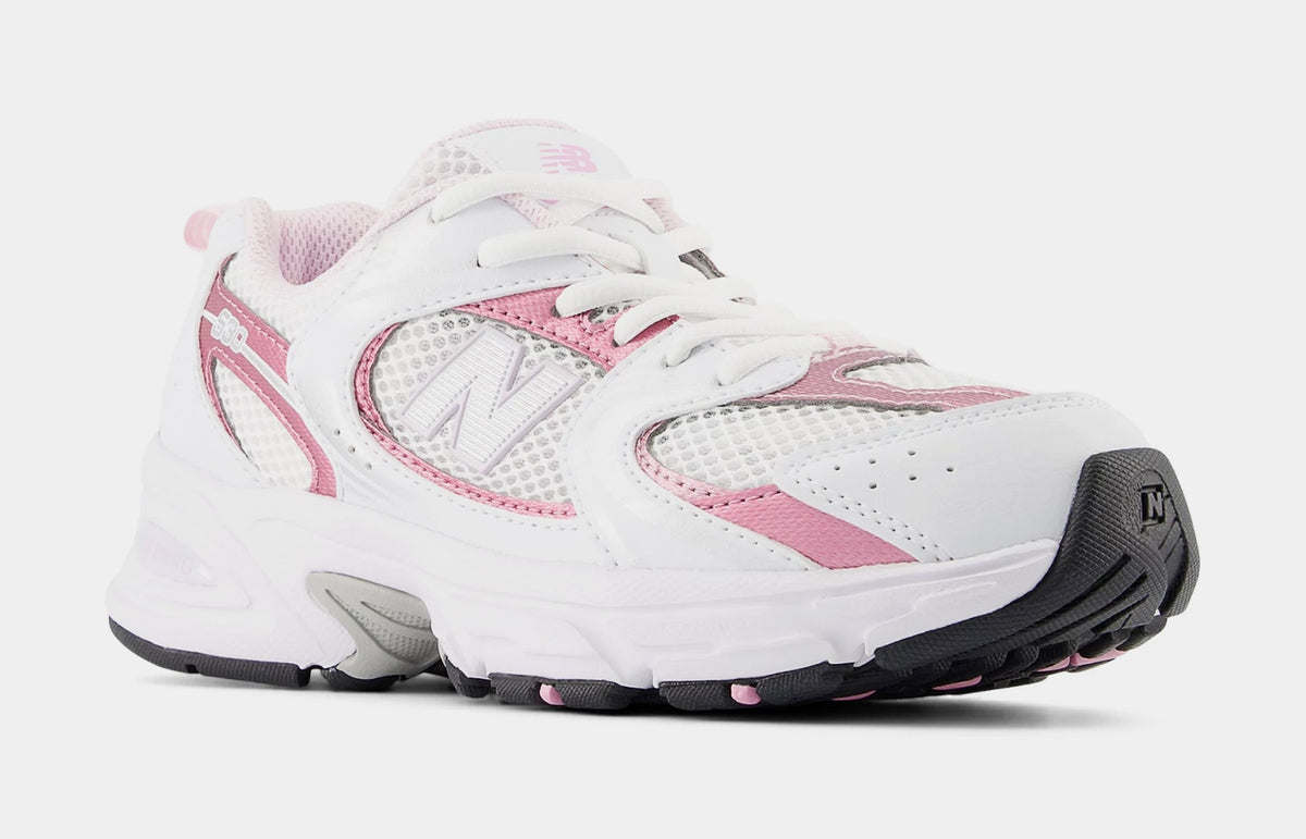 Exclusive 530 Grade School Running Shoes (White/Pink Sugar) — 3.5Y — Detail View