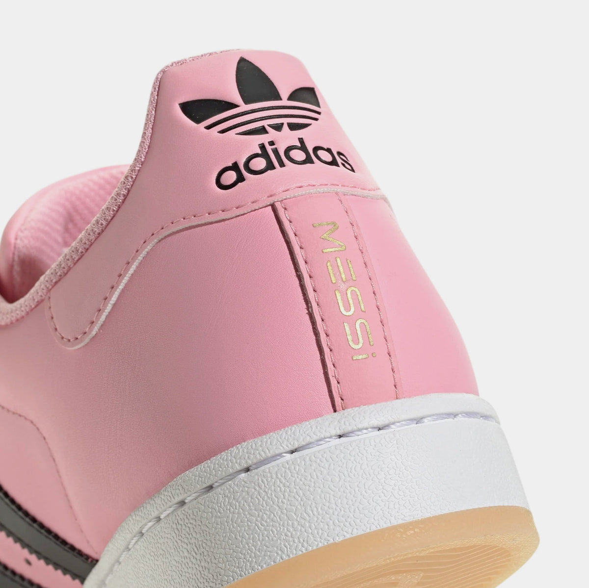 Exclusive Superstar Messi Mens Lifestyle Shoes (Pink/Black) — 4 — Top View