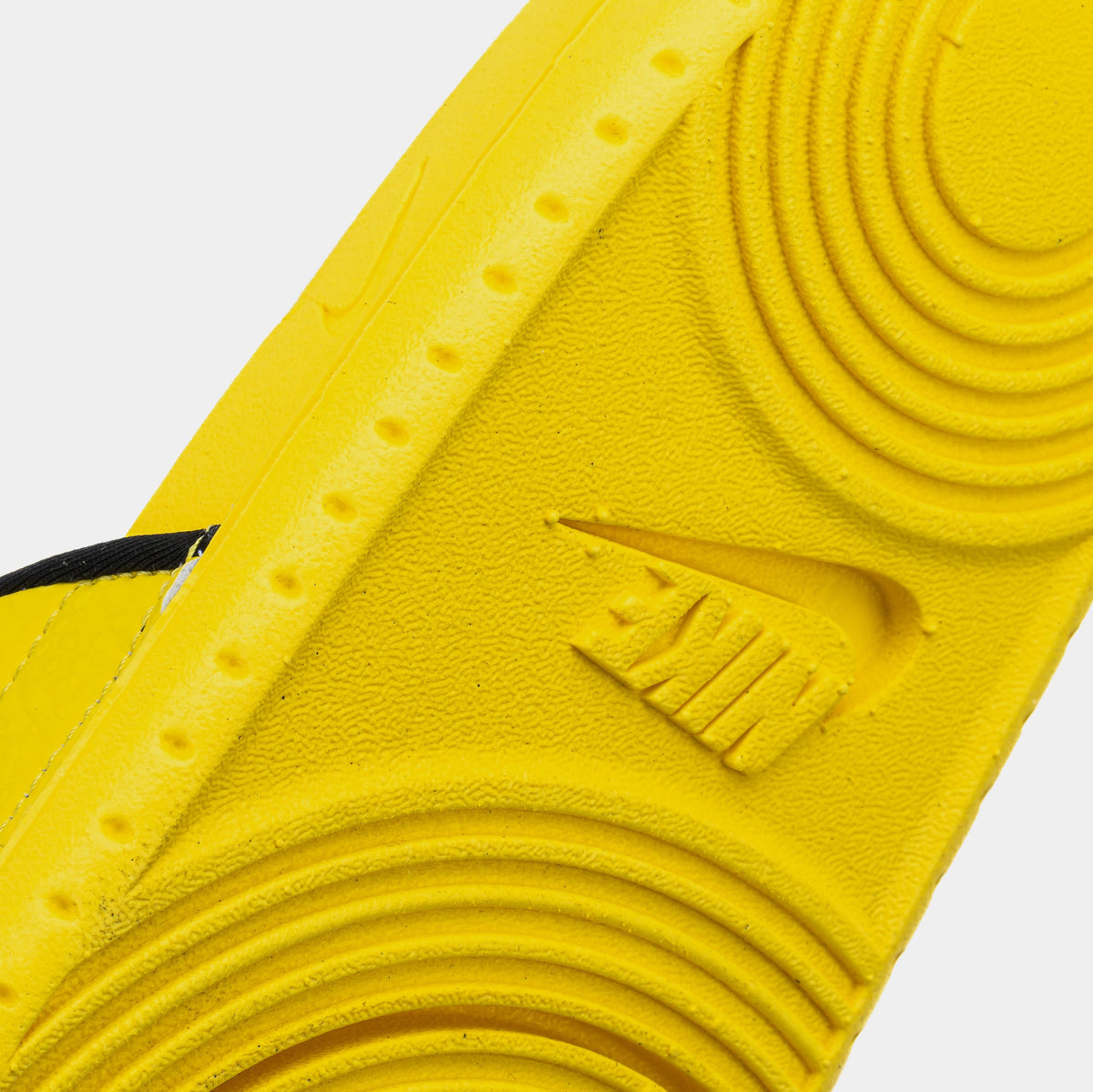 Exclusive Kobe Offcourt Slide Mens Sandals (Yellow/Black) — 8 — Top View