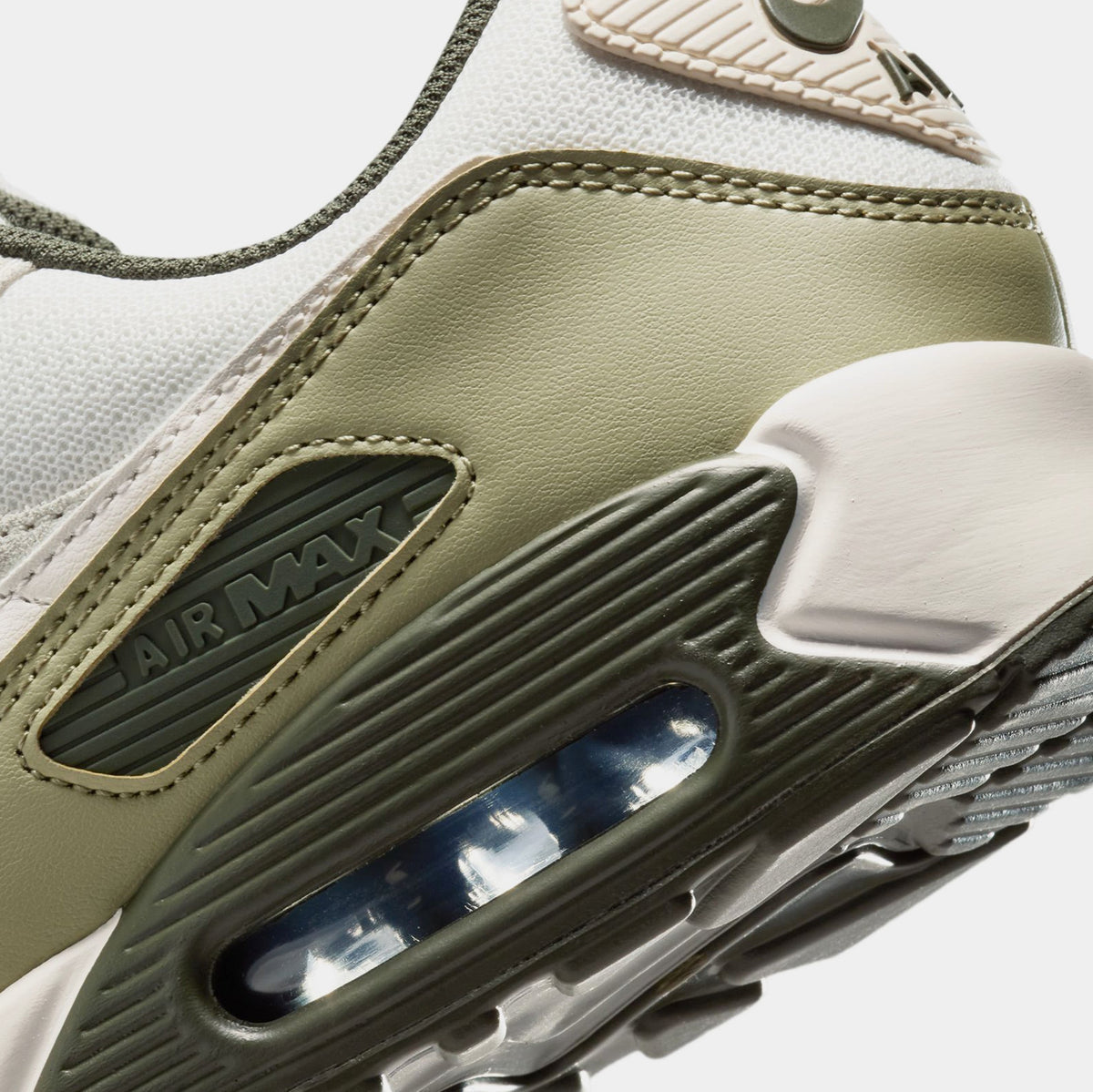 Exclusive Air Max 90 Mens Running Shoes (Nuetral Olive/Phantom/Light Orewood Brown) — 6 — Lifestyle View