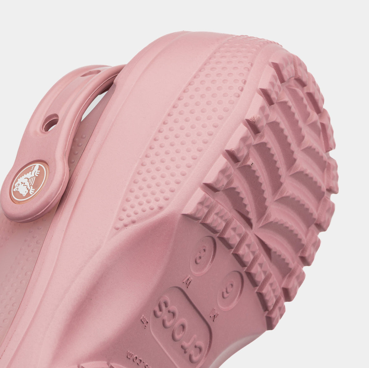 Exclusive Classic Clog Frosted Mens Sandals (Pink) — 3 — Top View