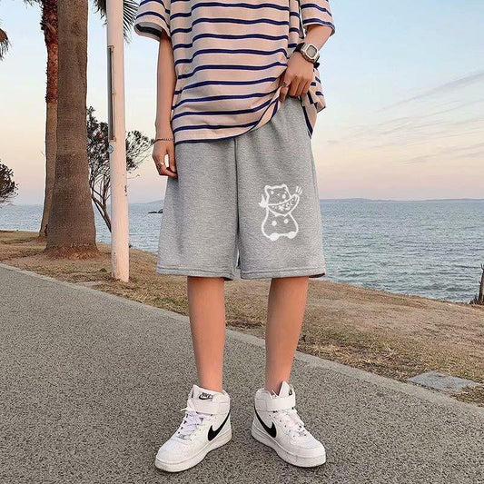 Hong Kong Style Straight Sports Pants
