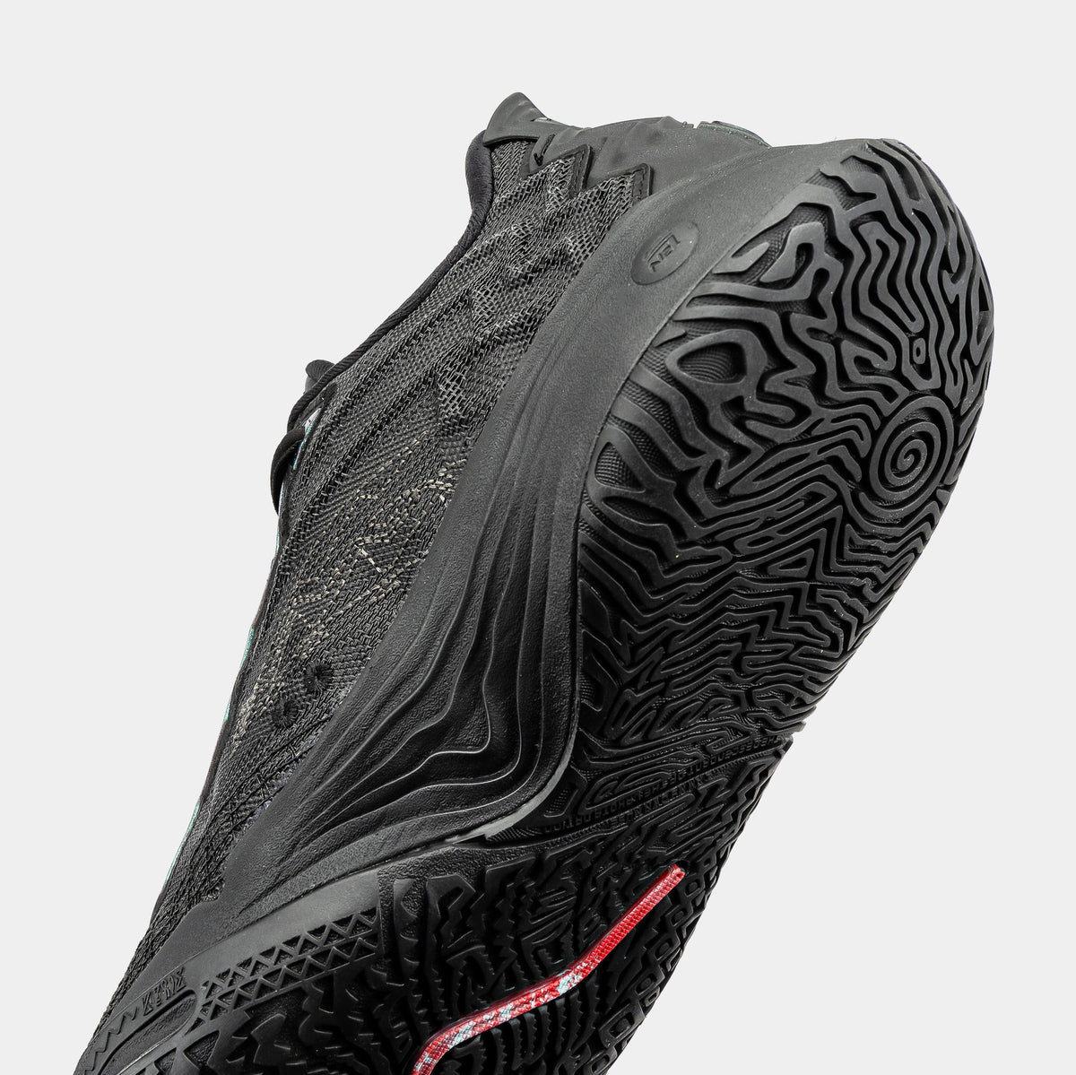 Exclusive Kai 2 Triple Black Mens Basketball Shoes (Black) — 8 — Lifestyle View