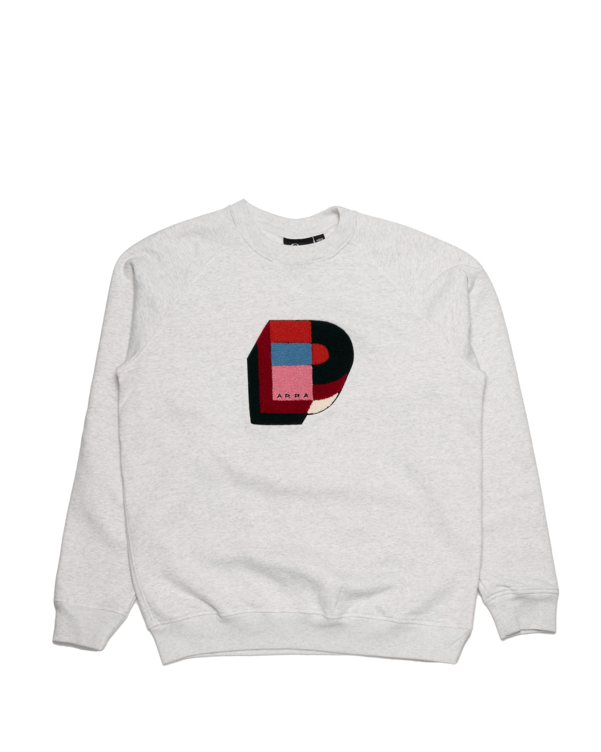 Exclusive by Parra Building Block Logo Crew Neck Sweatshirt — 2XS — Front View