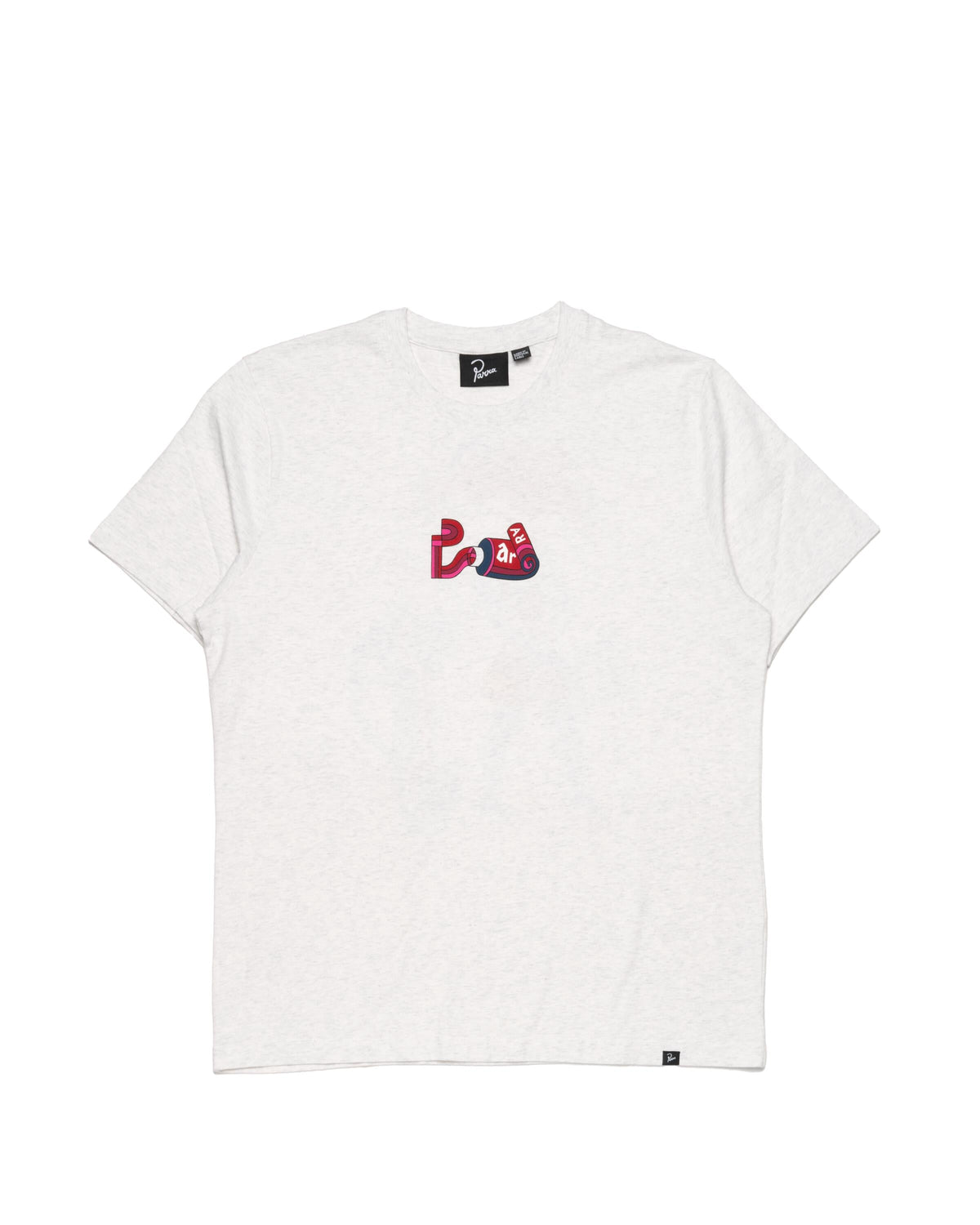 Exclusive by parra empty tube logo t-shirt — 2XS — Front View