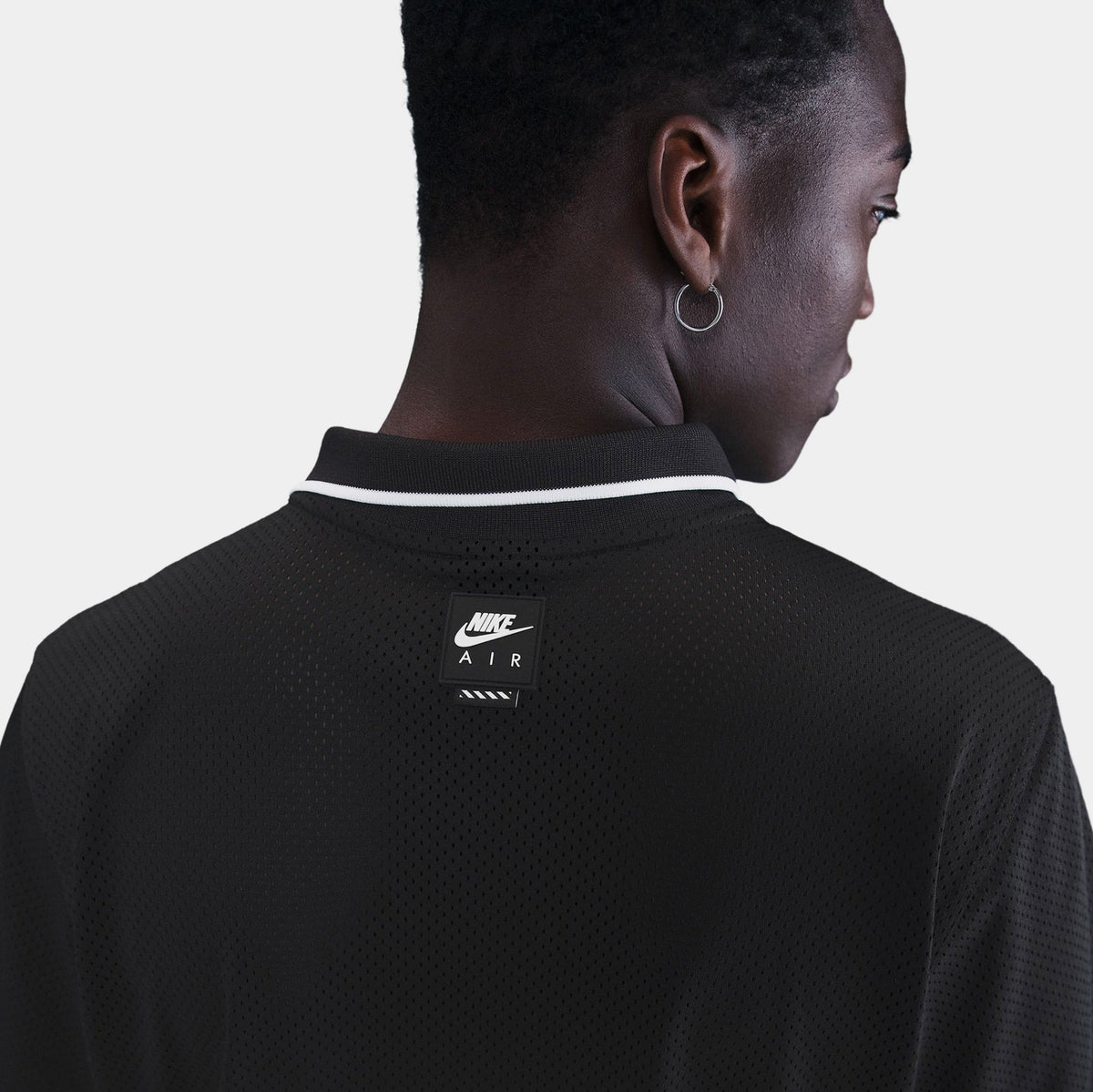 Exclusive NSW Oversized Football Mens Jersey (Black/White) — S — Top View