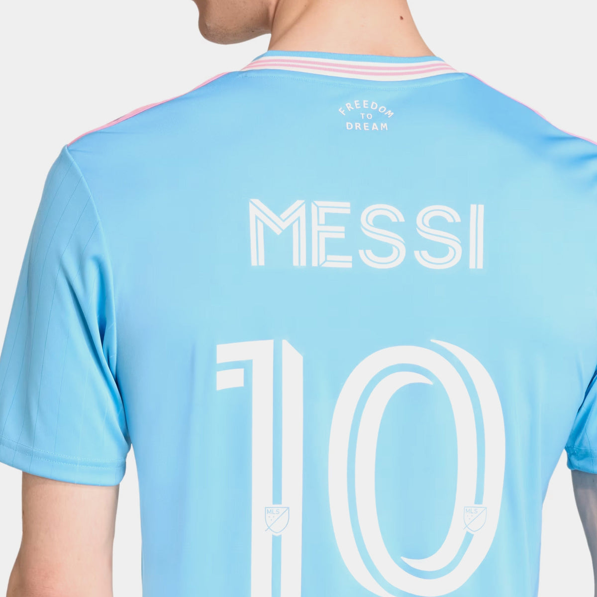 Exclusive Inter Miami CF Third Messi 2025 Mens Jersey (Semi Blue Burst) — S — Top View