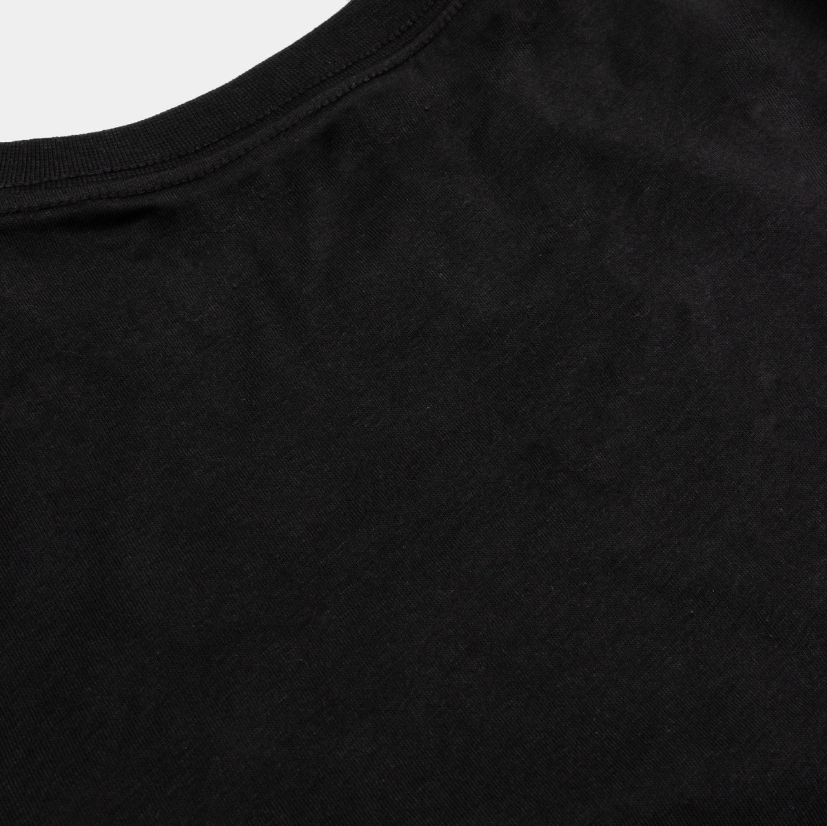 Exclusive MJ Roadtrip X Ray Grade School Short Sleeve Shirt (Black/Grey) — S — Top View