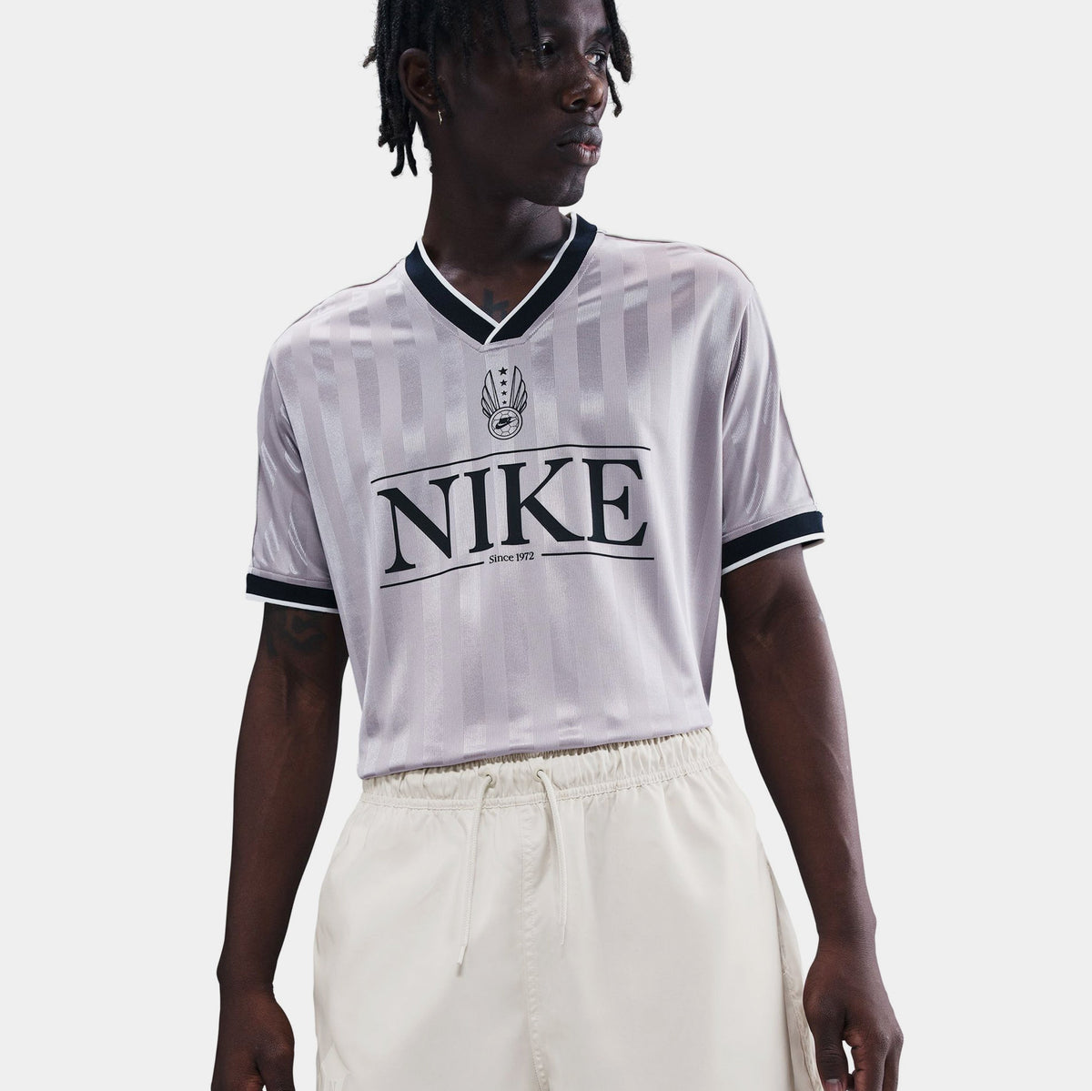 Exclusive NSW Club Flow Mens Shorts (Phantom) — S — Top View