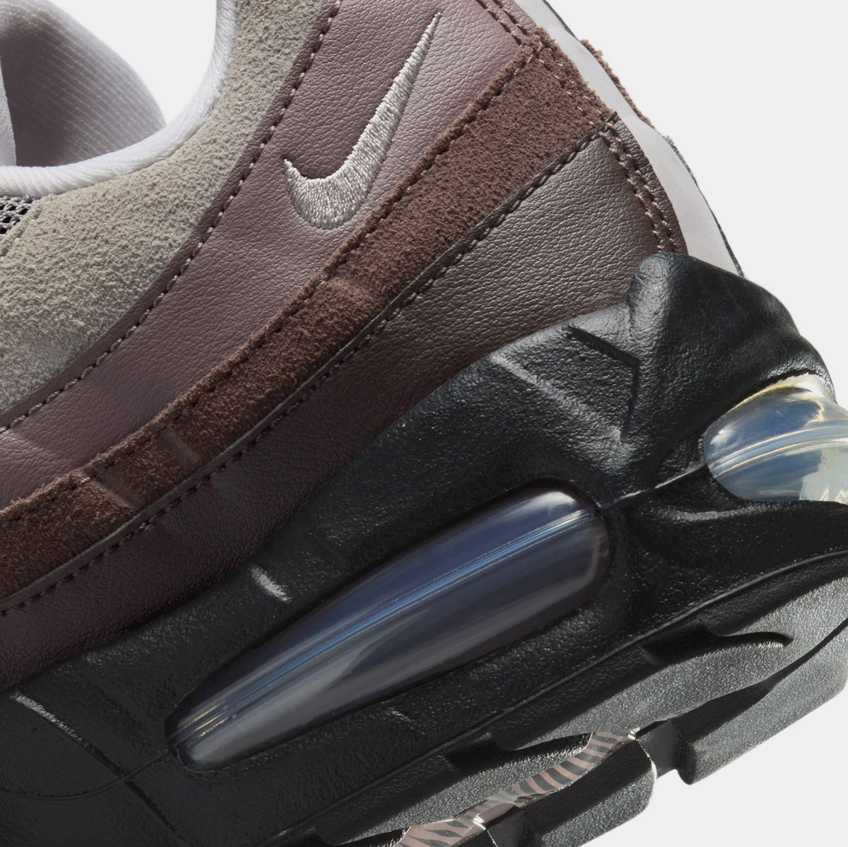 Exclusive Air Max 95 OG Womens Running Shoes (Brown/Pearl Grey/Baroque Brown/Orewood Brown/Smokey Mauve) — 5 — Lifestyle View