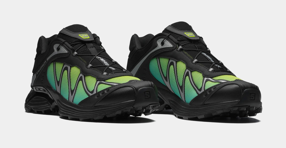 Exclusive XT Whisper Mens Running Shoes (Black/Iced Aqua/Footwear Silver) — 4 — Back View
