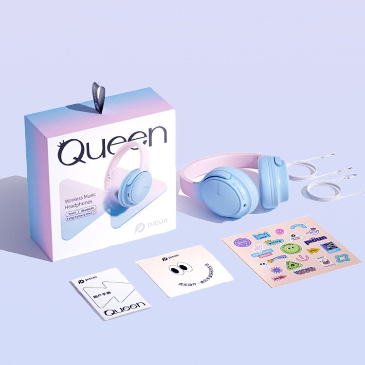 Exclusive Headband Wireless Bluetooth Noise Canceling Headphones — Cyan — Alternate View 7