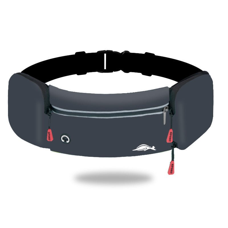 Exclusive Lightweight unisex waist pack with water bottle holder — Black — Size Without kettle — Alternate View 12