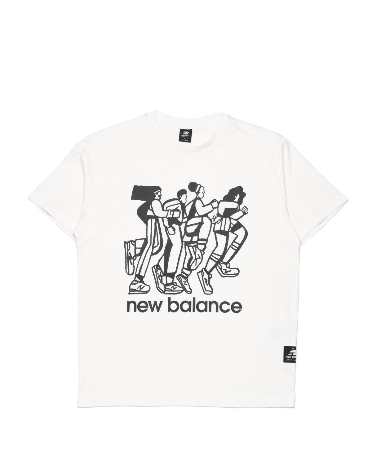 Exclusive New Balance Athletics Seb Curi Runners Tee — 2XS — Front View