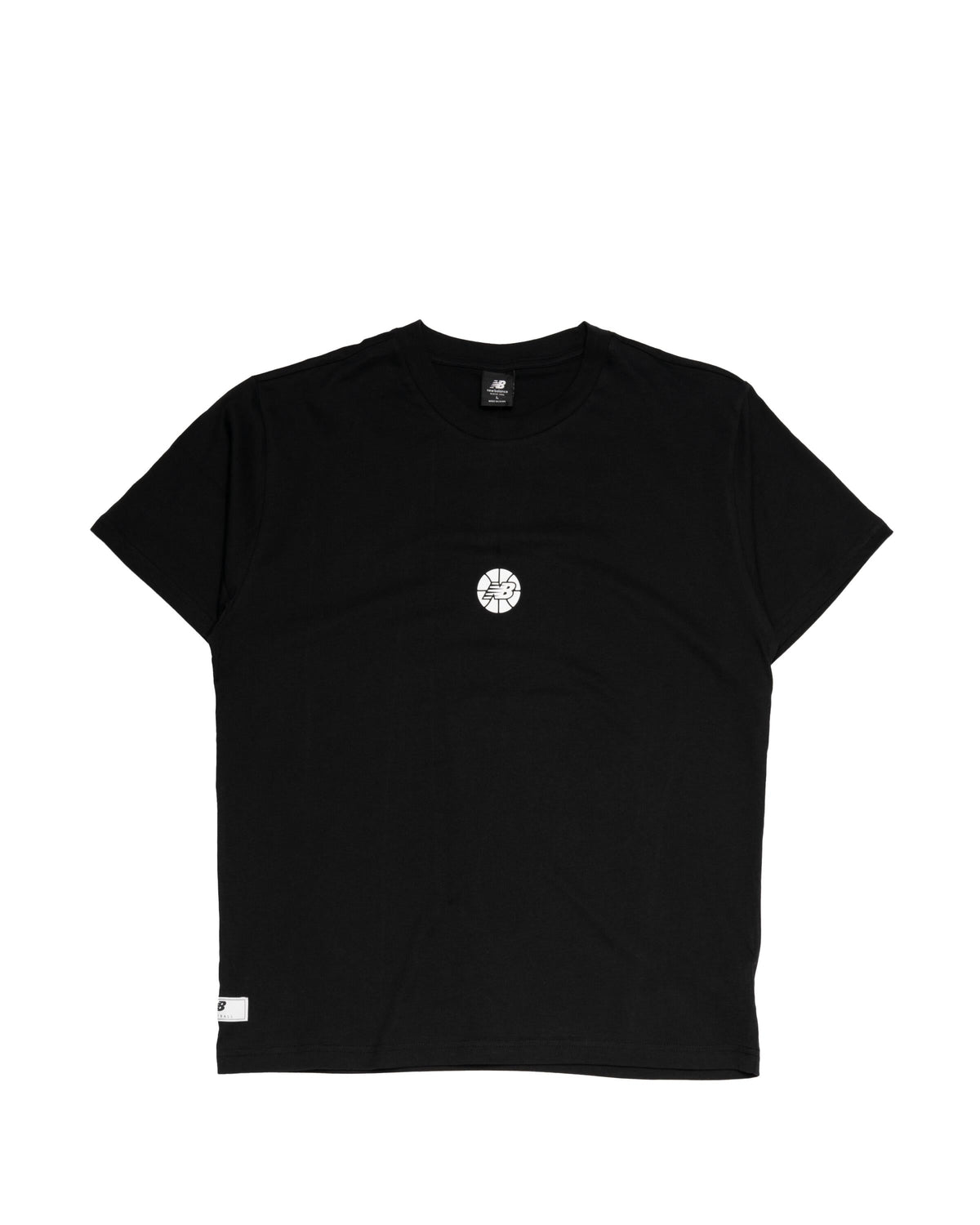 Exclusive New Balance Hoops Essentials Fundamental Tee — 2XS — Front View