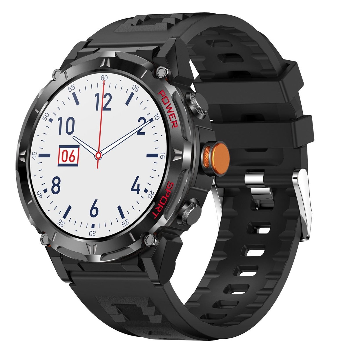 Exclusive New Y18 Smart Watch | Fitness & Tech On Your Wrist — Black — Lifestyle View