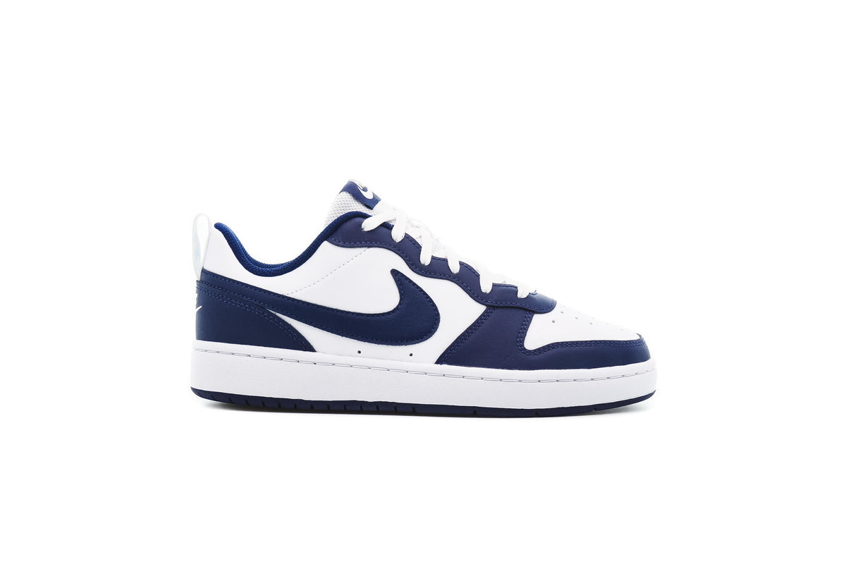 Exclusive Nike COURT BOROUGH LOW 2 (GS) "WHITE" — 3.5Y — Front View