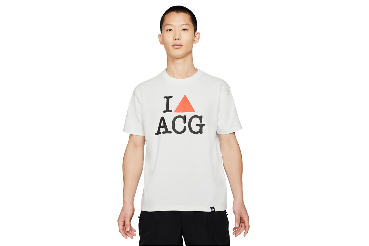 Exclusive Nike ACG IHEARTACG TEE "SUMMIT WHITE" — 2XS — Front View