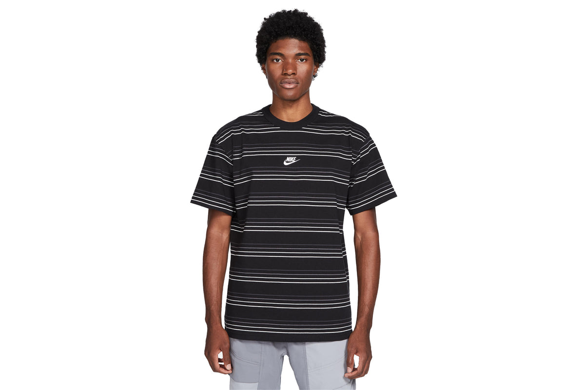 Exclusive Nike Sportswear Essentials Stripe T-Shirt — 2XS — Front View