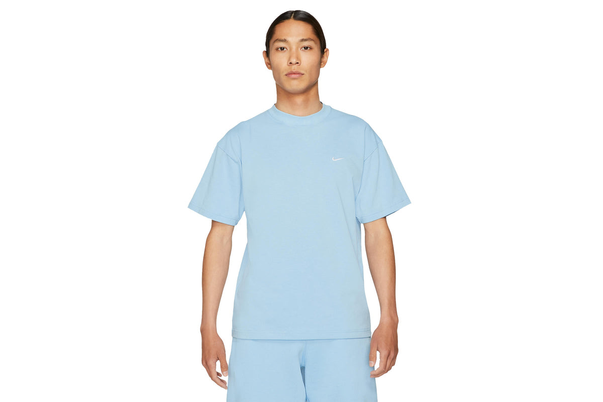 Exclusive Nike NRG SOLOSWOOSH TEE "BLUE" — 2XS — Front View