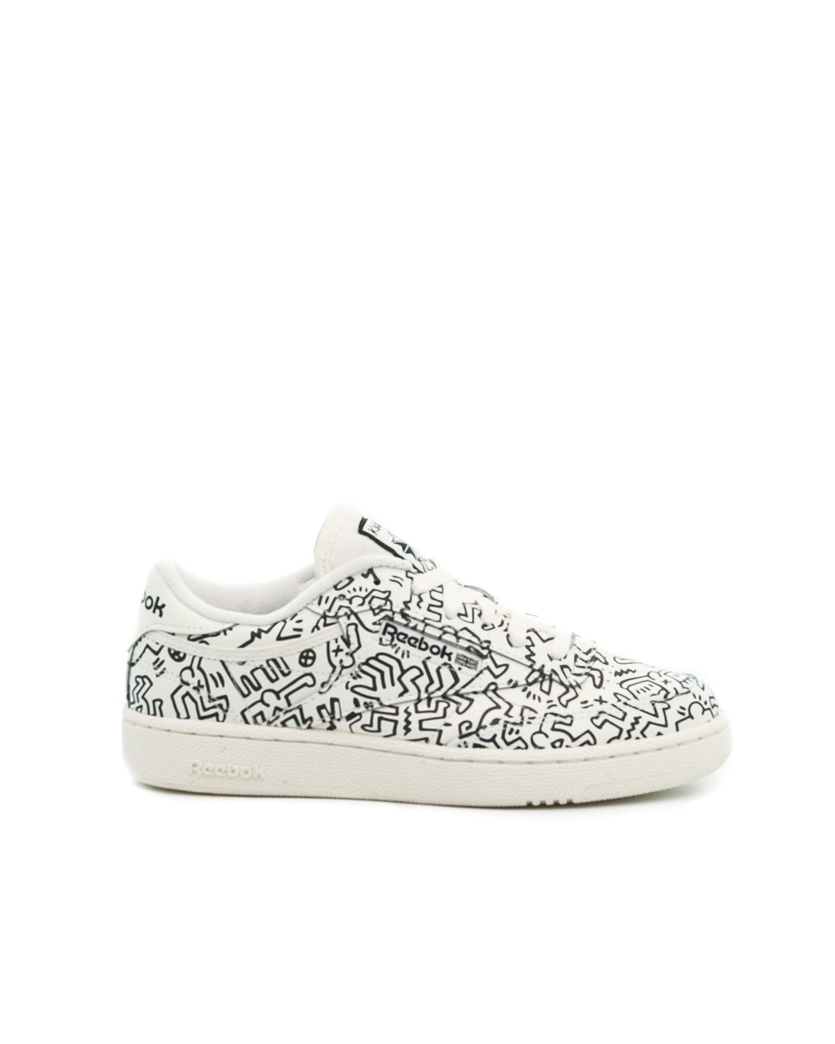 Exclusive Reebok x Keith Haring CLUB C — 4.5 — Front View