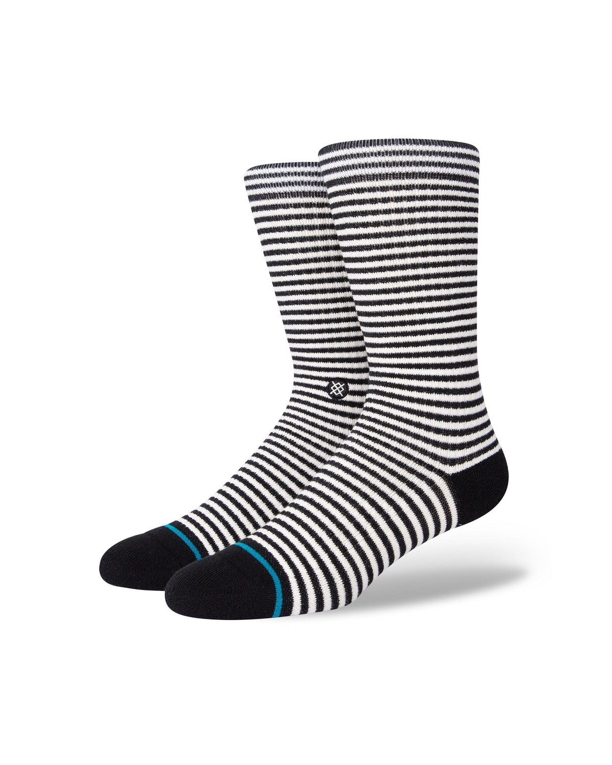 Exclusive Stance HYPER STRIPE CREW — 2XS — Front View