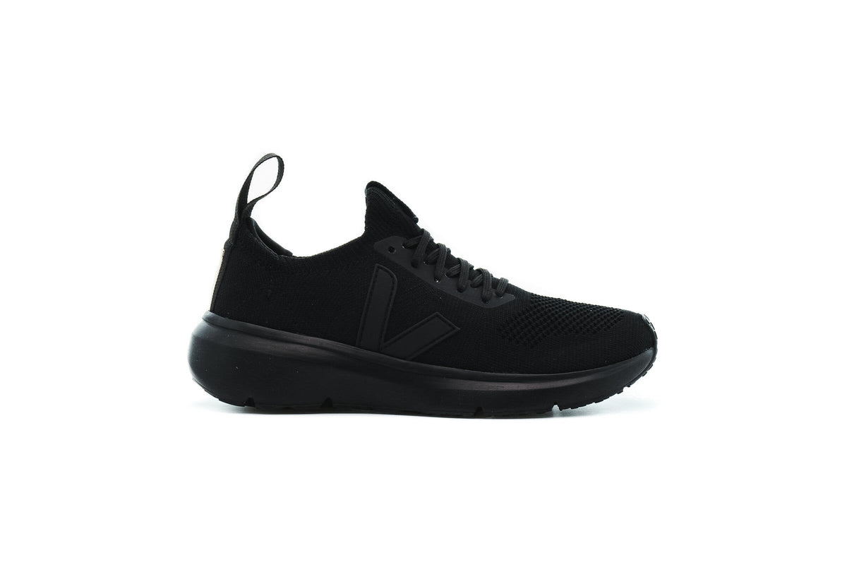 Exclusive Veja x RICK OWENS WMNS PACK MAN RUNNER STYLE 2 V-KNIT "BLACK" — 4 — Front View