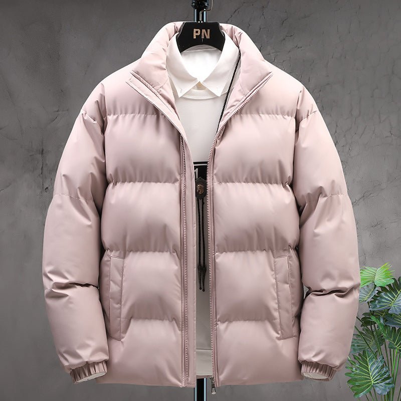 Exclusive Winter Stand-collar Cotton Coat — Black — Size S — Alternate View 13