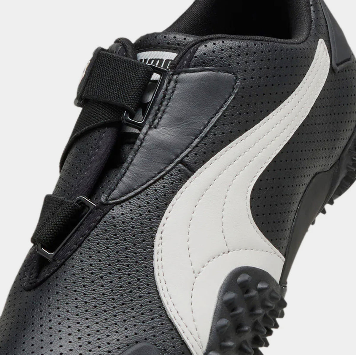 Exclusive Mostro OG Prime Mens Lifestyle Shoes (Puma Black/Puma White) — 4 — Back View