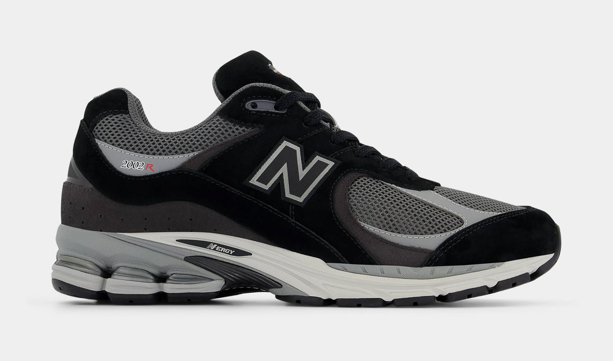 Exclusive 2002R Mens Running Shoes (Black/Grey) — 4 — Front View