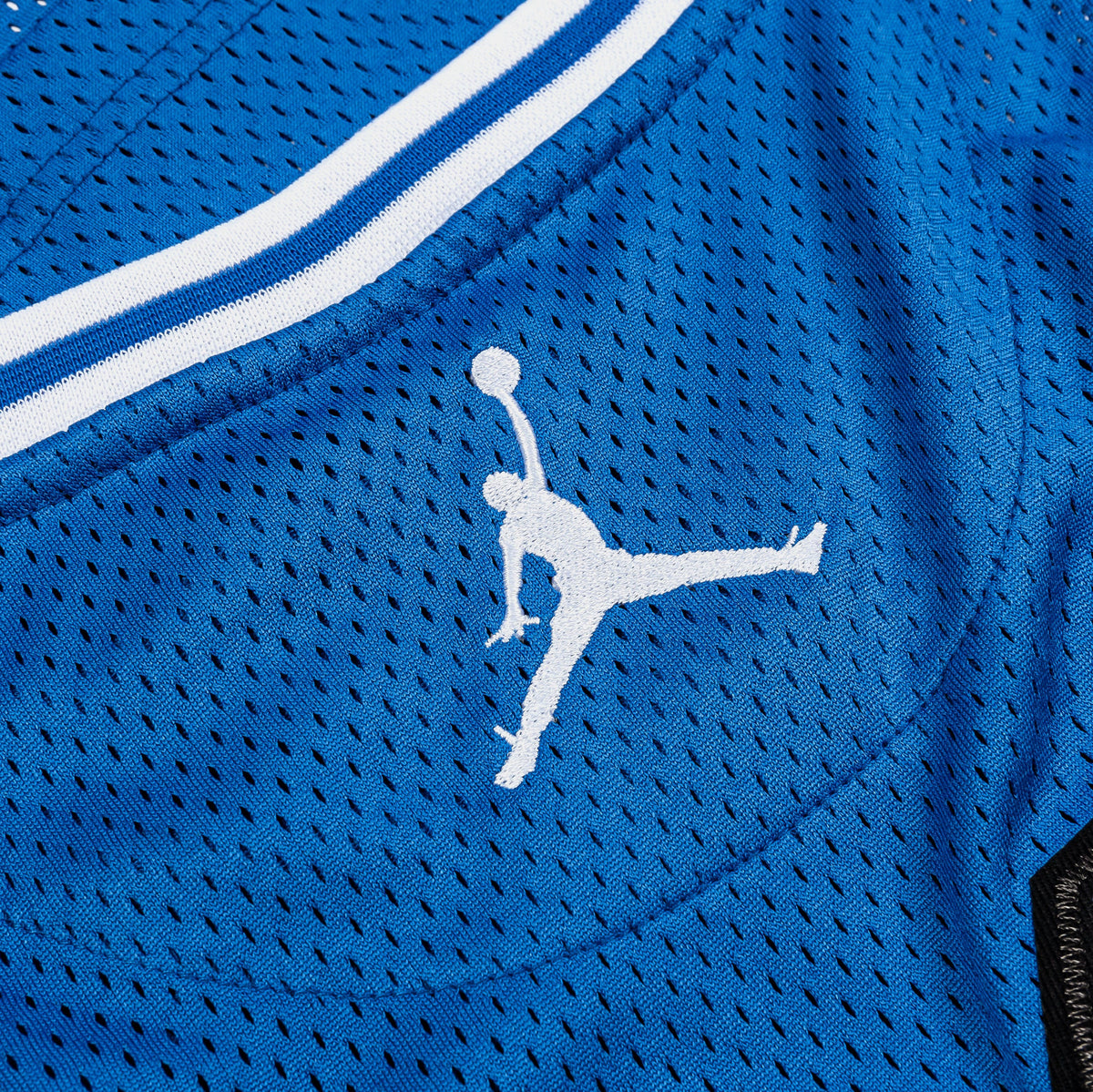 Exclusive Air Jordan 23 Grade School Jersey (Dark Blue/White) — S — Top View