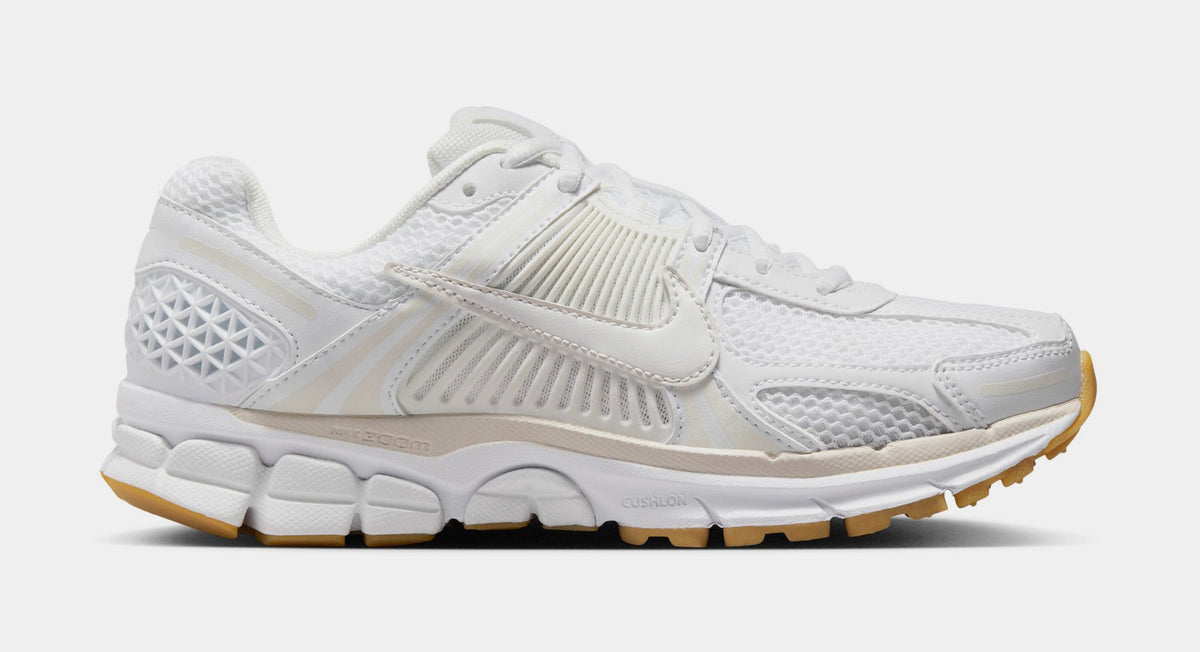 Exclusive Zoom Vomero 5 Womens Running Shoes (White/Phantom/Summit White) — 5 — Front View
