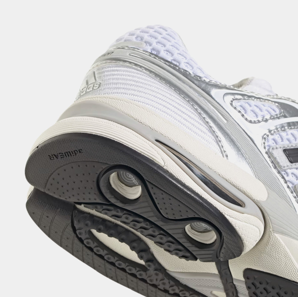 Exclusive Adistar Control 5 Mens Running Shoes (Silver Metallic/Grey One/Core Black) — 4 — Top View